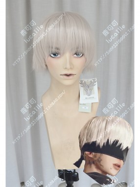 NieR:Automata YoRHa No.9 Model S 9S Pearl White Short Cosplay Party Wig