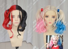 Suicide Squad Harley Quinn Different Color Ponytails Style Cosplay Party Wig