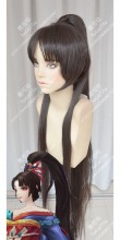 Onmyoji youtou hime Nature Brown Ponytail Style Cosplay Party Wig