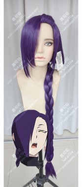 Re:CREATORS Magane Chikujōin 100cm Deep Royal Purple Straight Cosplay Party Wig