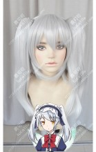 In Another World With My Smartphone Leen Silvery White Ponytails Cosplay Party Wig