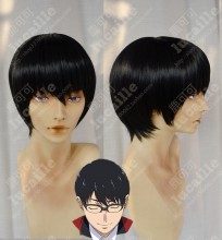 Kakegurui - Compulsive Gambler Kaede Manyūda 3 Type Black Short Cosplay Party Wig