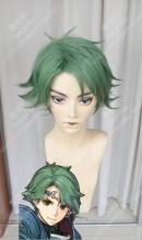 Fire Emblem Echoes: Shadows of Valentia Alm Light Teal Green Short Cosplay Party Wig