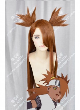 Boruto: Naruto Next Generations Akimichi Chouchou Caramel 2 Ponytails Style 100cm Cosplay Party Wig