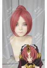 Fate/Apocrypha Berserker of Black Frankenstein's monster Terracotta Mix Red Short Bun Style Cosplay Party Wig