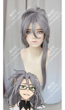 Fate/Apocrypha Celenike Icecolle Yggdmillennia Gray Mix Pink 100cm Cosplay Party Wig