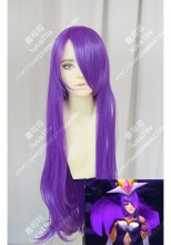 League of Legends Syndra Star Guardian Skin Purple Mix Blue 100cm Curly Cosplay Party Wig