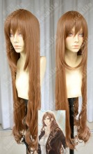 The King's Avatar Cu YunXiu Brown 100cm Curly Cosplay Party Wig
