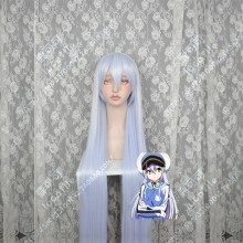 ISLAND Rinne Ohara LightSteelBlue Mix Lavender 100cm Straight Cosplay Party Wig