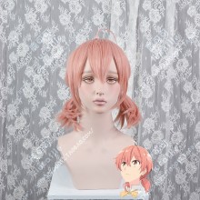 Bloom Into You Yuu Koito Coral Red Mix Pink Braid Style Short Cosplay Party Wig