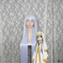 A Certain Magical Index Index LightSteelBlue Mix Lavender 100cm Straight Cosplay Party Wig