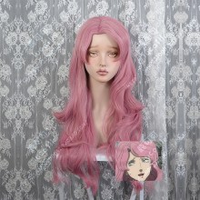 Black Clover Vanessa Enoteca Old Rose 80cm Curly Cosplay Party Wig