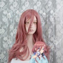 The Quintessential Quintuplets Miku Nakano Electric Brown 60cm Straight Cosplay Party Wig