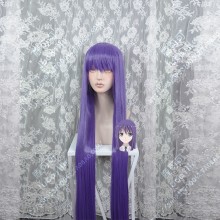 Ao-chan Can't Study! Horie Ao Dark Purple 100cm Straight Cosplay Party Wig