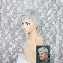Devil May Cry 5 Nero Reed Gray Short Cosplay Party Wig