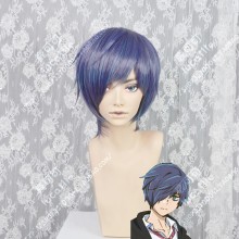 SARAZANMAI Toi Kuji New Version Pannsy Mix Cobalt Blue Short Cosplay Party Wig