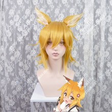Sewayaki Kitsune no Senko-san Senko Pumpkin Cosplay Party Wig With Ears