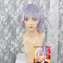 Kingdom Hearts III Riku Lavender Mix Silver Short Cosplay Party Wig