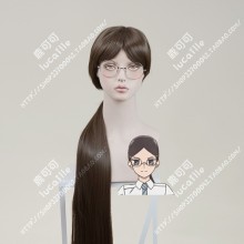 Araburu Kisetsu no Otome-domo yo. Rika Sonezaki 100cm Warm Brown Ponytail Straight Cosplay Wig