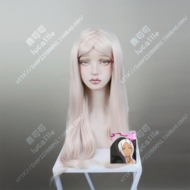 Fire Force Enen no Shouboutai Princess Hibana Light Pink 60cm Straight Cosplay Party Wig