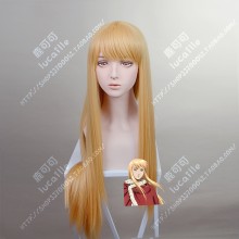 Vinland Saga Canute Apricot 60cm Straight Cosplay Party Wig