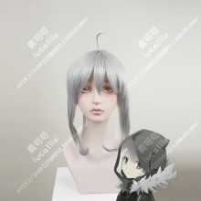Lord El-Melloi II Case Files Gray Silvery Mix Gary Bun Style Cosplay Party Wig