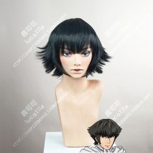 To the Abandoned Sacred Beasts Hank Black Short Cosplay Party Wig
