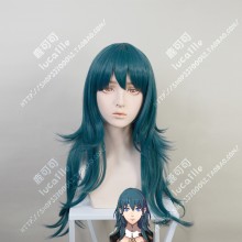 Fire Emblem: ThreeHouses Byleth Female Malachite Green 70cm Straight Cosplay Party Wig