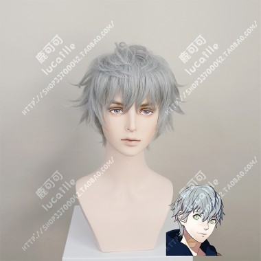 Fire Emblem: ThreeHouses Ashe Gray Short Cosplay Party Wig