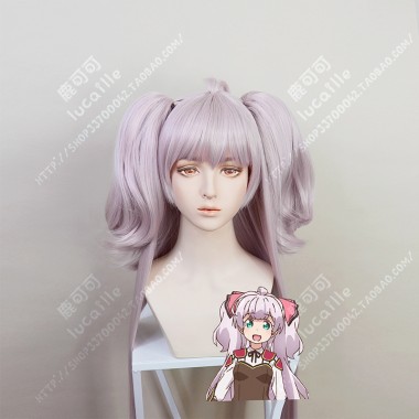 Didn't I Say to Make My Abilities Average in the Next Life?! von Ascham, Adele Purple Mix Pink 100cm Straight Cosplay Party Wig