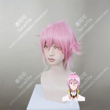 Welcome to Demon School! Iruma-kun Alice Asmodeus Pink Short Cosplay Party Wig