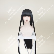 Dumbbell Nan Kilo Moteru? How heavy are the dumbbells you lift? Souryuuin Akemi Black Straight 100cm Cosplay Party Wig