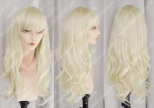 Ayamo Style Cream Yellow 60cm Wavy Lolita Princess Party Cosplay Wig